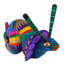 Rainbow Snail Wood Alebrije Statue