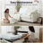 Queen Size Pull Out Sofa Bed Sleeper Sofa With Usb Fast Charging Memory Form Mattress, 2-in-1 Convertible Comfy Loveseat Couch Bed-989844775