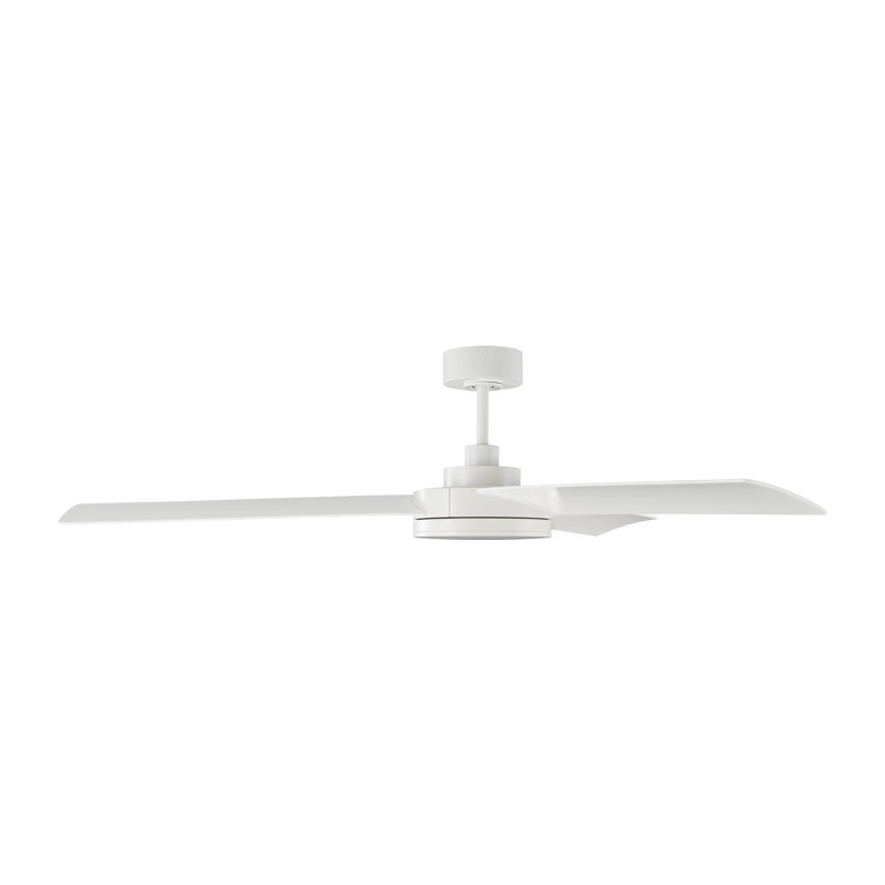 LED Ceiling Fan, Matte White