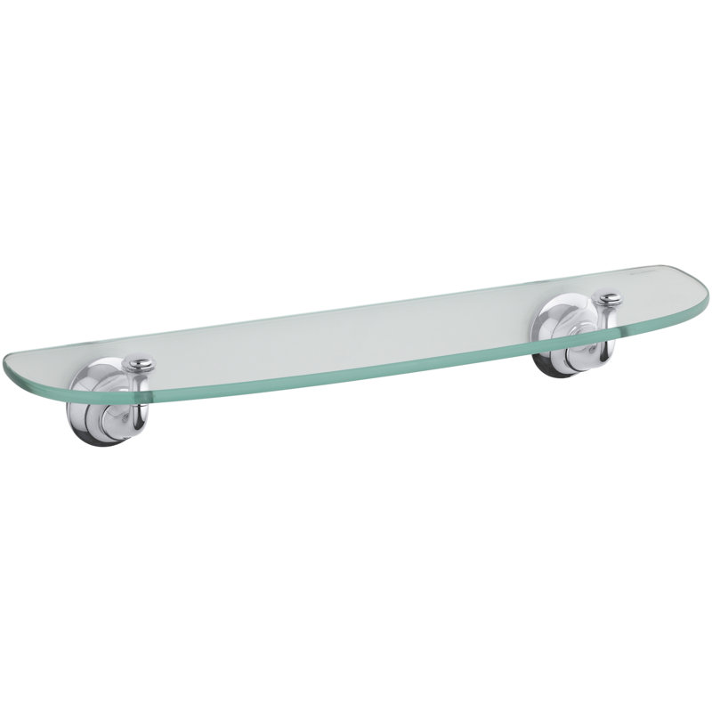 Forté 22" W Wall Shelf, Polished Chrome