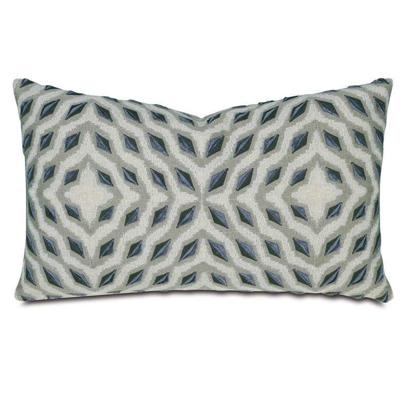 Coussin décoratif brodé Tierney, Rectangle H 13 po x l 22 po