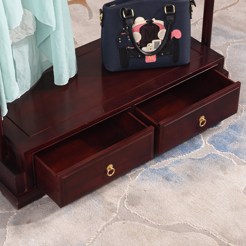 Armoire luxueuse en bois de rose, Rouge terne