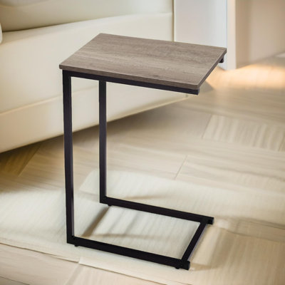 Carlann C Shaped Frame End Table