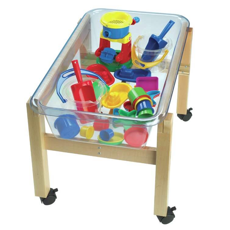 Childcraft 29.75'' x 22.13'' Solid Wood Sand And Water Table
