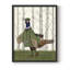 Faisan de tir 6 reproductions encadrées - bois massif-1757466477-1757466480