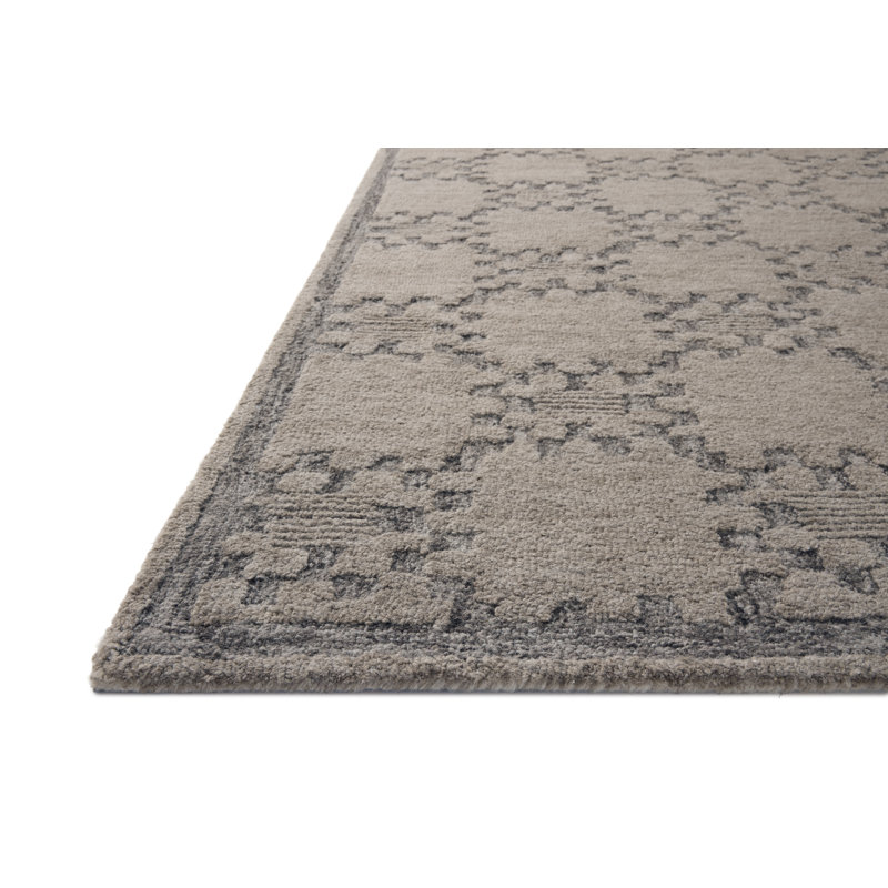 Tapis écorce / taupe Jeremiah Brent x Loloi Fori, 8'6" x 11'6"