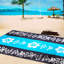 Très grande serviette de plage réversible 100% coton Shreya
