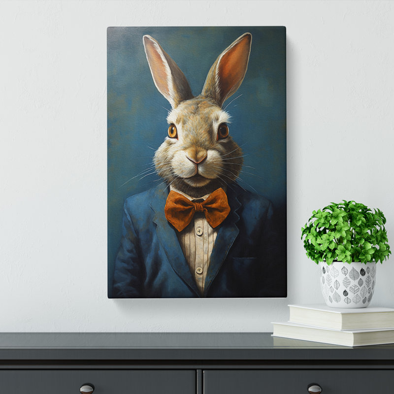 Rabbit Expressionism No.4 - No Frame Print, 60cm H x 40cm W x 3cm D