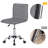 Correen PU Leather Low Back Armless Desk Chair-1088951070