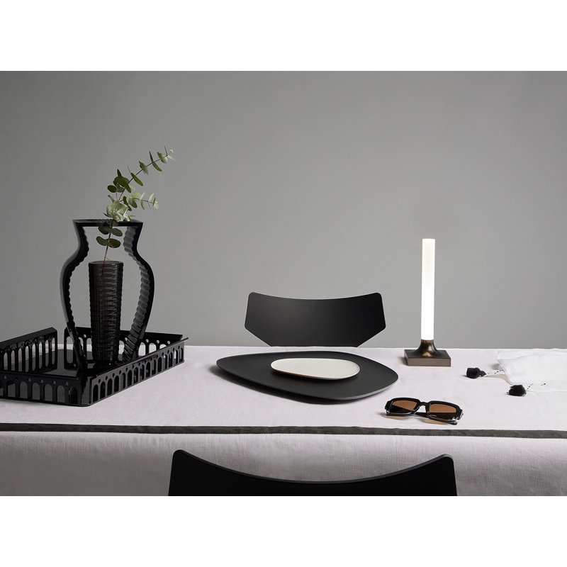 Piazza Decorative Tray, White