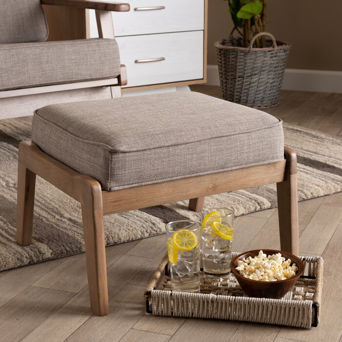 Union Rustic Forgey Upholstered Ottoman & Reviews | Wayfair