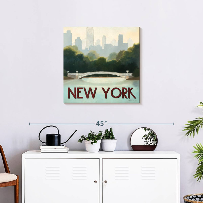 City Skyline, New York, H 24 po x l 24 po