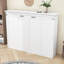 Murphy Bed, Foldable into Stylish White Cabinet-1379446704-1379446705