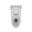 Toilette 1,1 / 1,6, céramique blanche, bol allongé, hauteur confortable, siège à fermeture en douceur, et céramique T036wt, allongée, confortable,