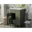 Meuble-lavabo de 24 pouces avec lavabo en céramique, 1 porte à fermeture en douceur, 2 tiroirs à fermeture en douceur et 2 supports de rangement sur la porte-1354260203
