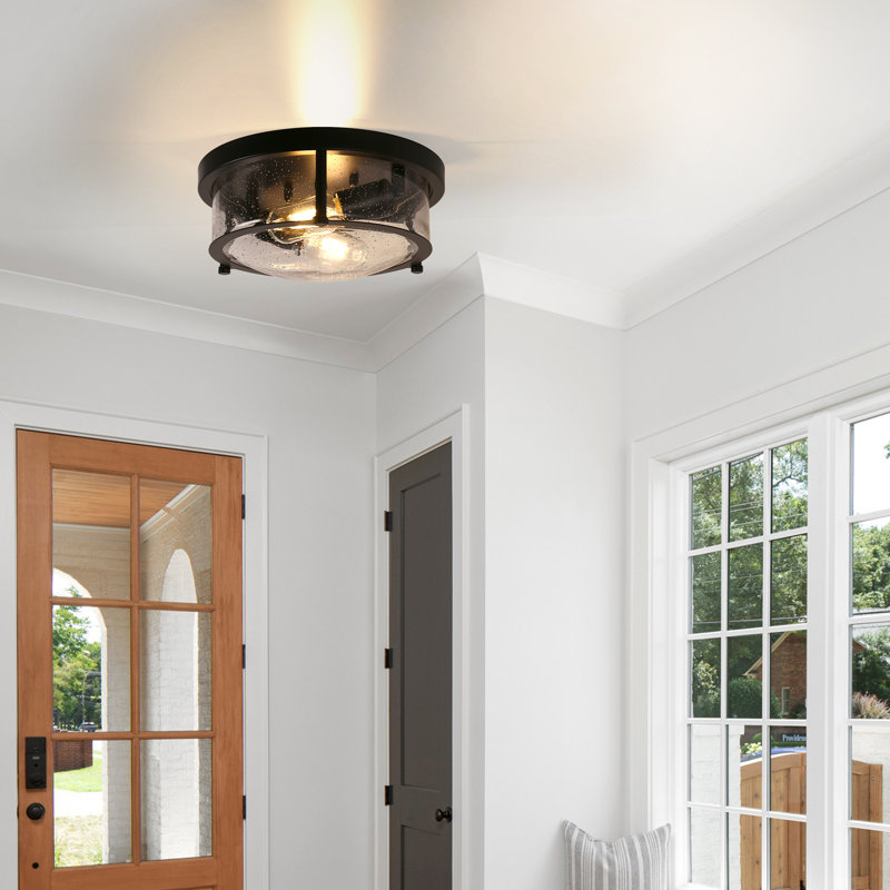 Cinar Glass Flush Mount