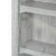 Vitrine 5 niveaux, verre, 2 portes, fixation murale - standard-130490105