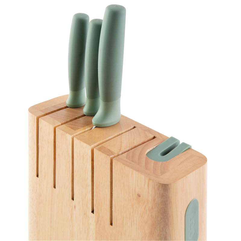 BergHOFF Forest Stainless Steel 6Pc Knife Block Set