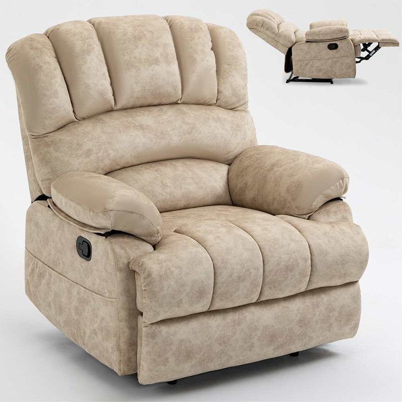 Manual Recliner Chair, Beige