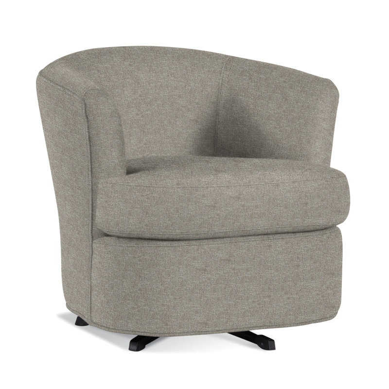 Swivel Barrel Chair, Flower Blossom; 0587-41