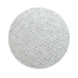 Wood And Capiz-Embellished Round Lazy Susan