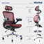 Chaise d'ordinateur en filet ErgoFlip-59052229
