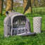 Grey 4 Person Picnic Backpack