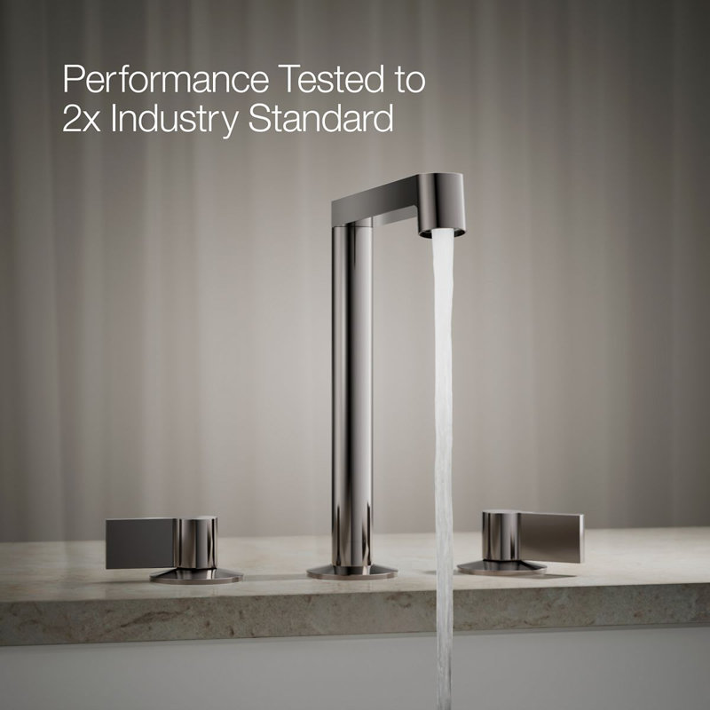 Components Deck-Mount Bath Spout With Row Design, Vibrant Titanium