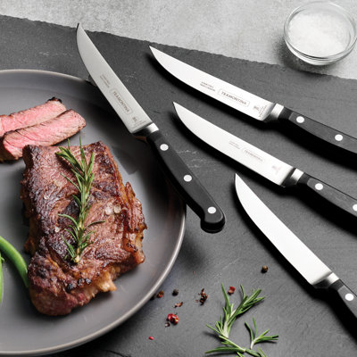 Ensemble de couteaux à steak fin 4 pièces forgés 5 pouces