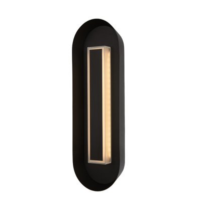 Prescott Outdoor 1 LT Matte Black Outdoor Wall Sconce Kalco