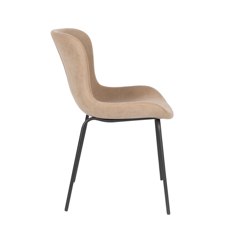 Junzo Upholstered Dining Chair, Brown