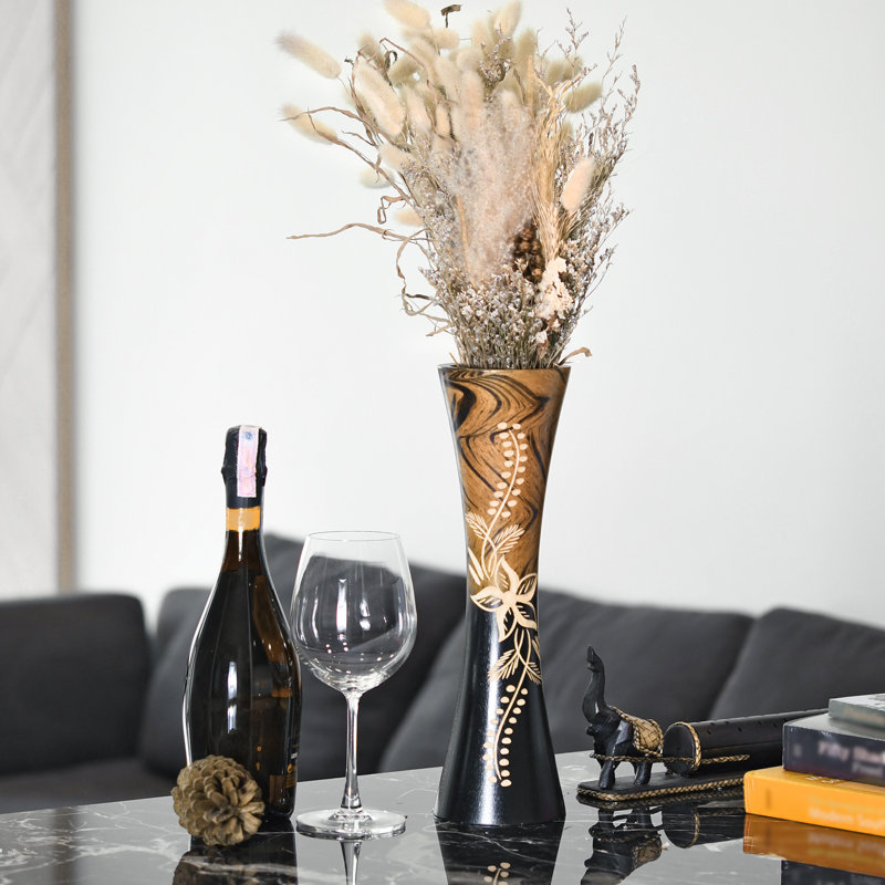 Handmade Wood Table Vase