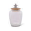 Fleur De Lis Glass Jar-851636291