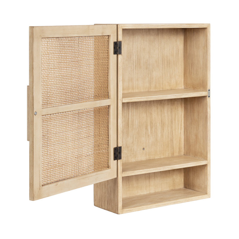 Alard Solid Wood Accent Cabinet, Brown