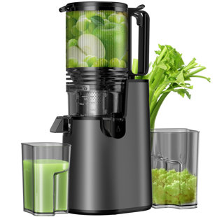Juicer Machines With 5.4" Large Feed Chute, 400w Cold Press Juicer For Whole Vegetables And Fruits, Slow Masticating Juicer Easy To Clean Juice Extractor Machine High Juice Yield