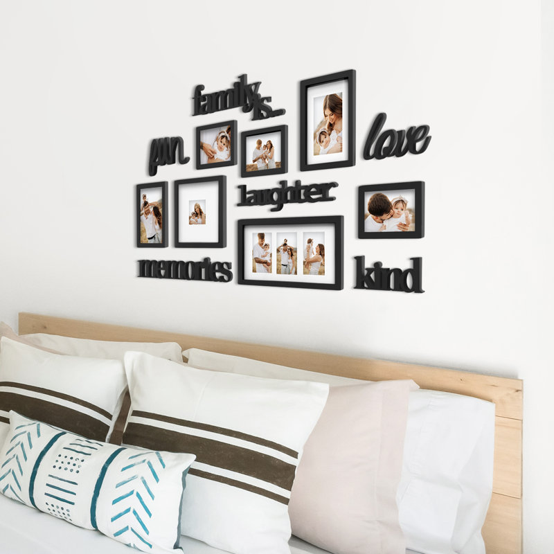 Family Collage Gallery Picture Frame Set
