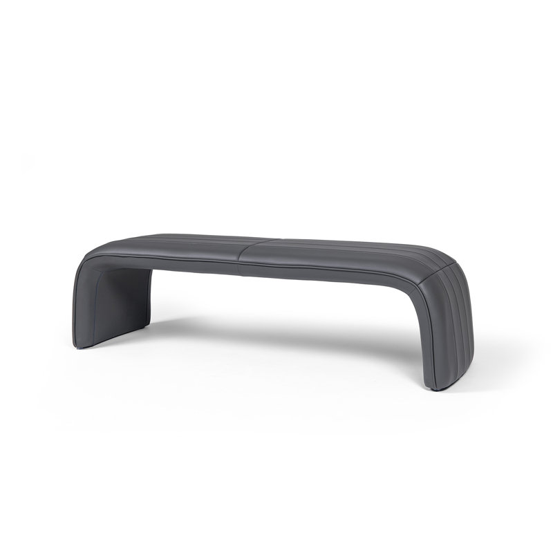 Infinity Modern Upholstered Bench, Brown
