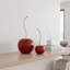 Sculpture de table Ashtynn en aluminium rouge et argenté-1329996815