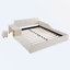 Lit plateforme tapissier Laven-674281075