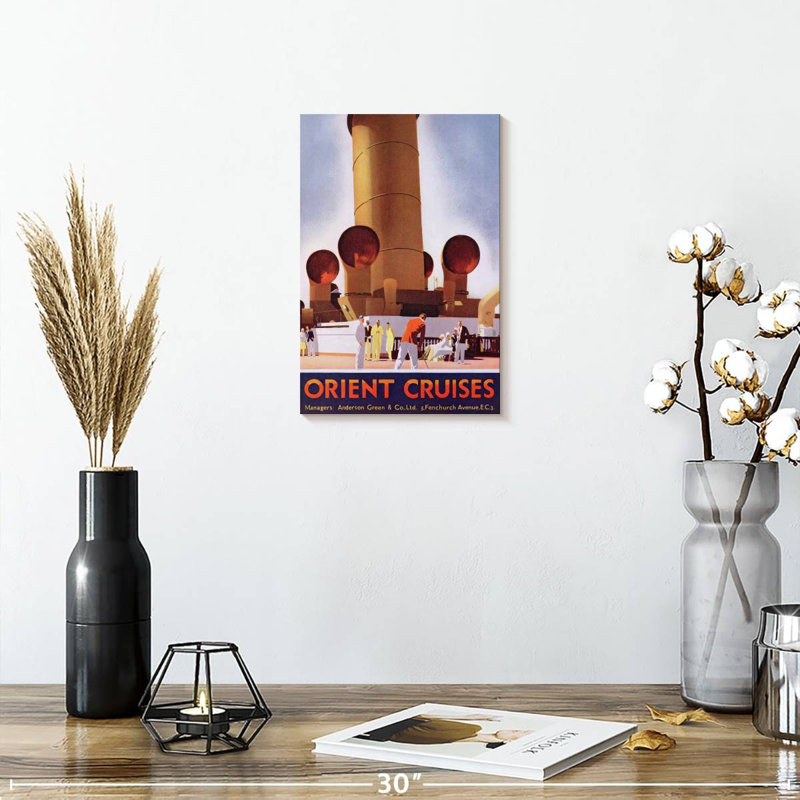Mehar Orient Cruises, 30" H x 20" W