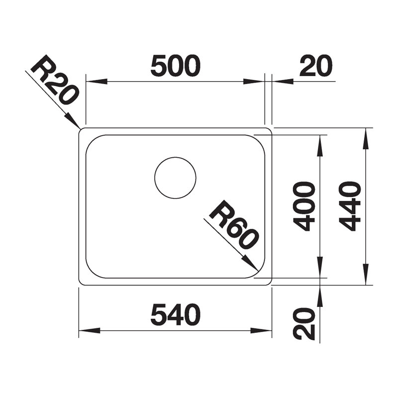Supra Single Bowl Inset Kitchen Sink