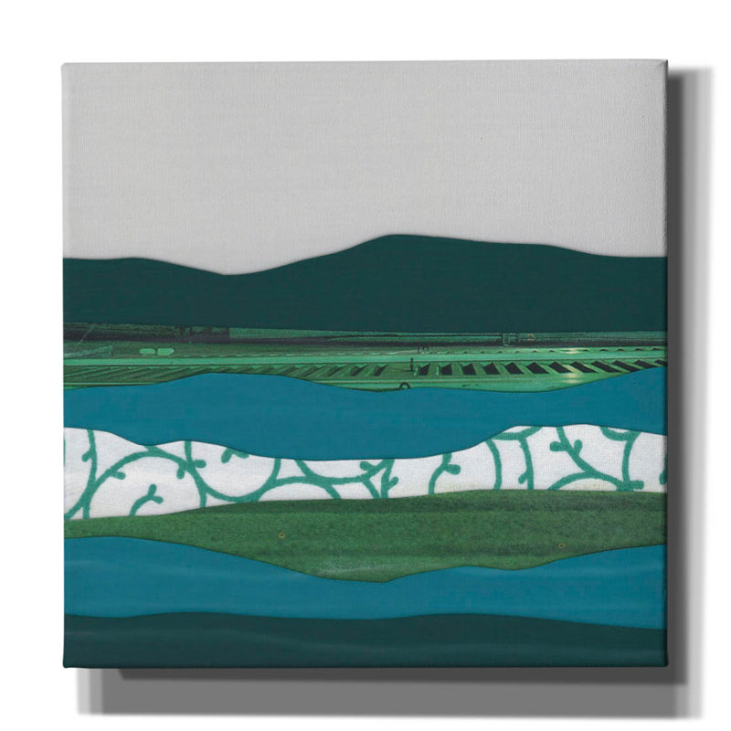  «Mountain Series 95» par Lorelle Rau, art mural sur toile, 12 po x 12 po, H 12 po x l 12 po