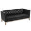 Canapé inclinable simple avec dossier réglable manuellement, port de charge USB sur le côté de l'accoudoir, support pour téléphone inclus, rangement pour accoudoirs dissimulé et repose-pieds de rangement assorti-134376298