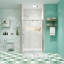 Porte de douche en verre 56-60 "x H 71" Piovt