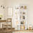 Finkel 66.9" H x 17.2" W Fan-Shaped 6-Tier Corner Bookcase, Wooden Opening Bookshelf-518053604