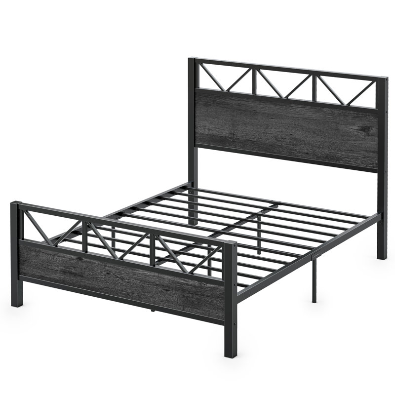 Wykeisha Platform Bed, Queen, Black