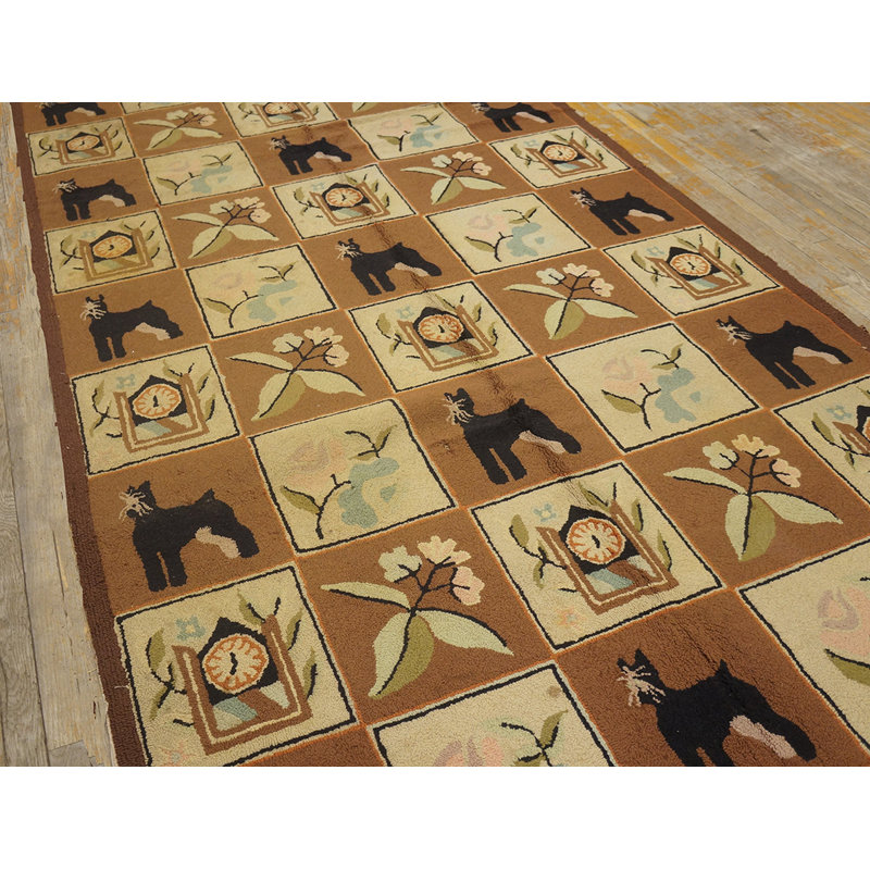 Hand Knotted Wool Area Rug