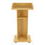 Podium en bois 43,3 po avec roulettes-94331431
