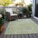 Machine Washable Indoor/Outdoor Xhevrie Sage Rug