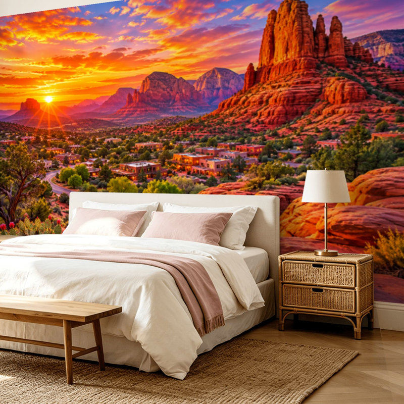 Adhésif mural amovible Peel and Stick, 68.88" L x 96" W